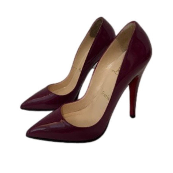 Christian Louboutin Shoes - Louboutin Plum Stiletto Heels 38